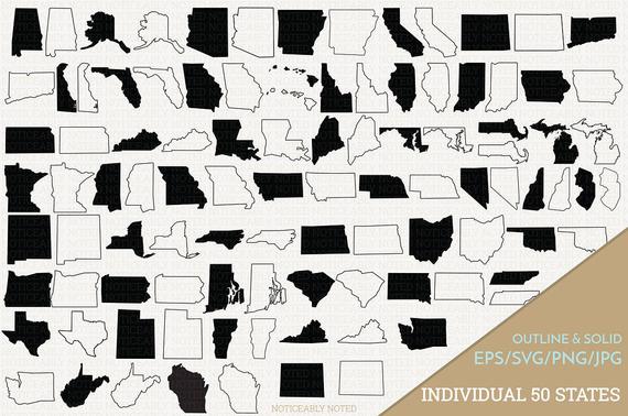 United states clipart state individual, United states state individual ...