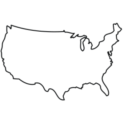 united states clipart traceable