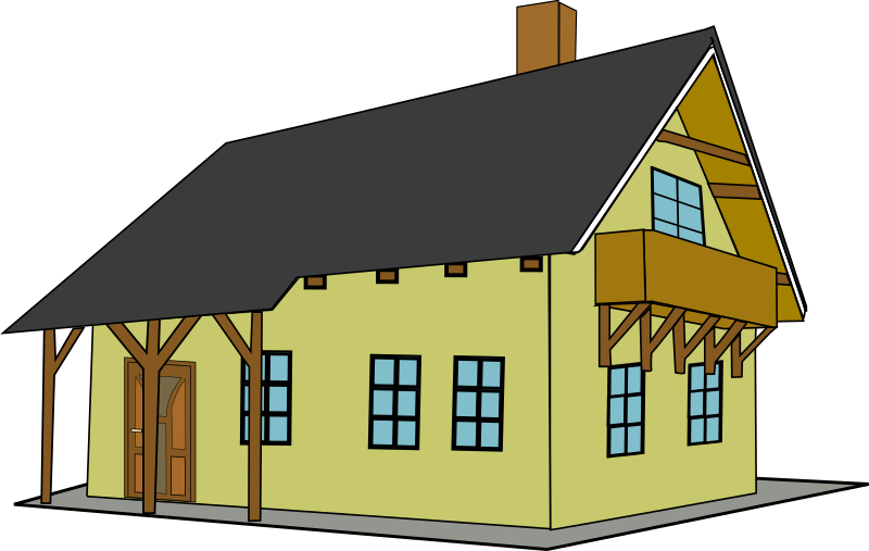 up clipart house