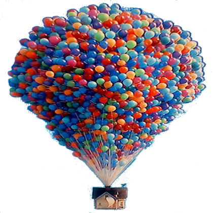 Up house png. Pixar balloon roblox