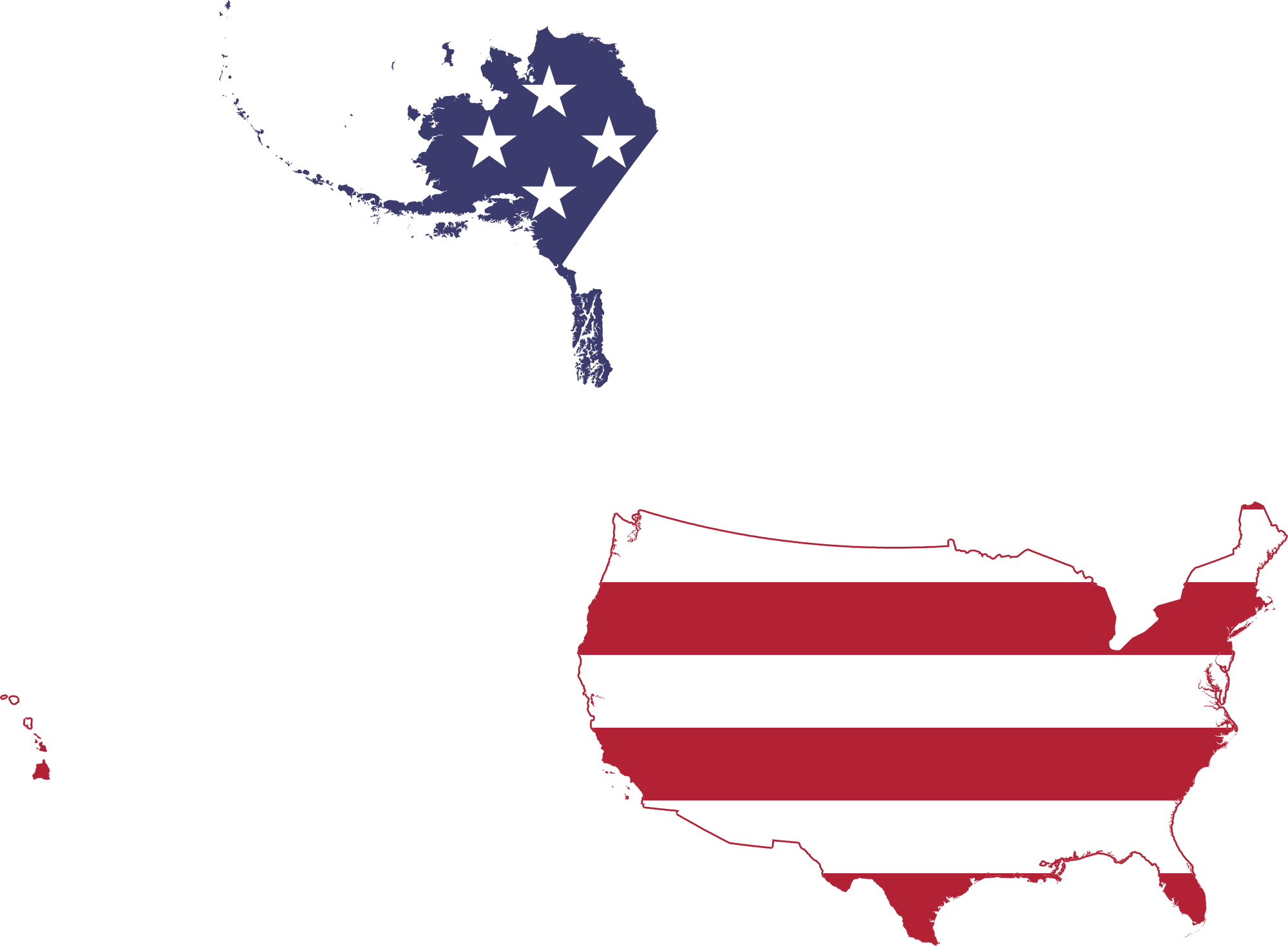 usa clipart 50 state