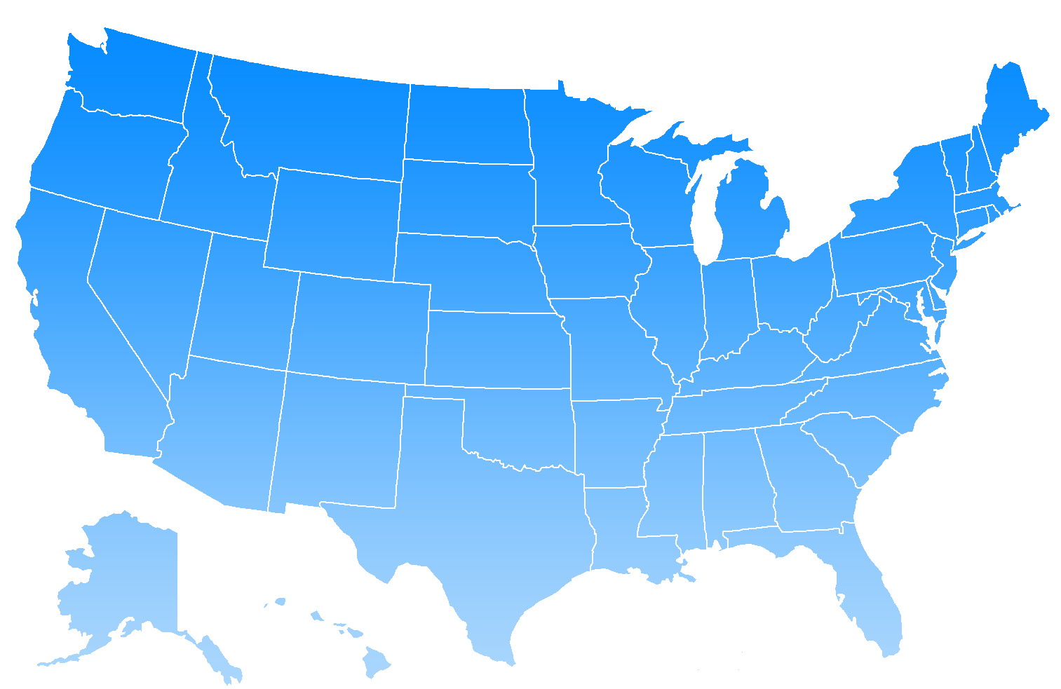 usa clipart map american