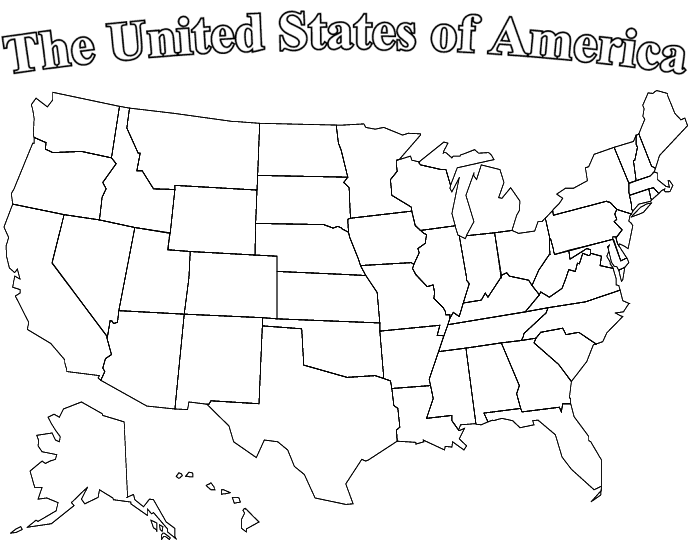 usa clipart sheet