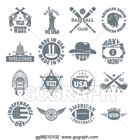 usa clipart simple