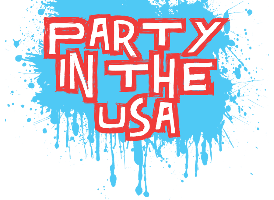 usa clipart text