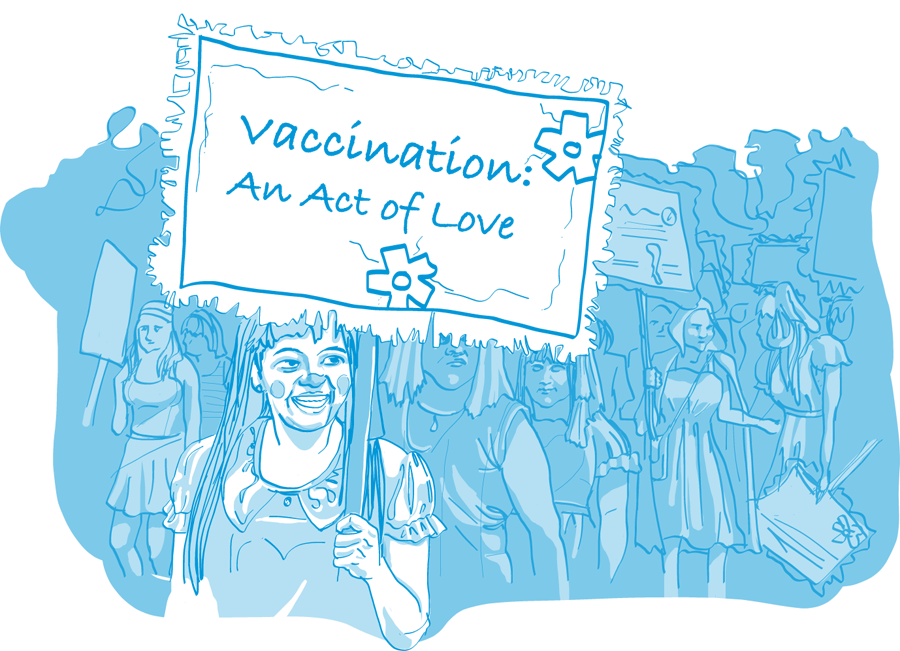 Immunization toolkit vaccination week. Vaccine clipart health service