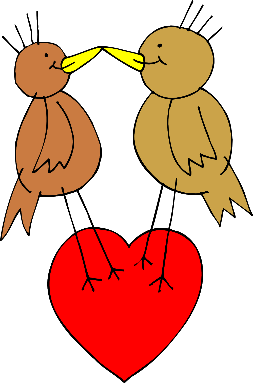 valentine clipart bird