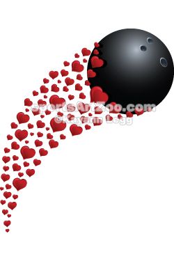 valentine clipart bowling