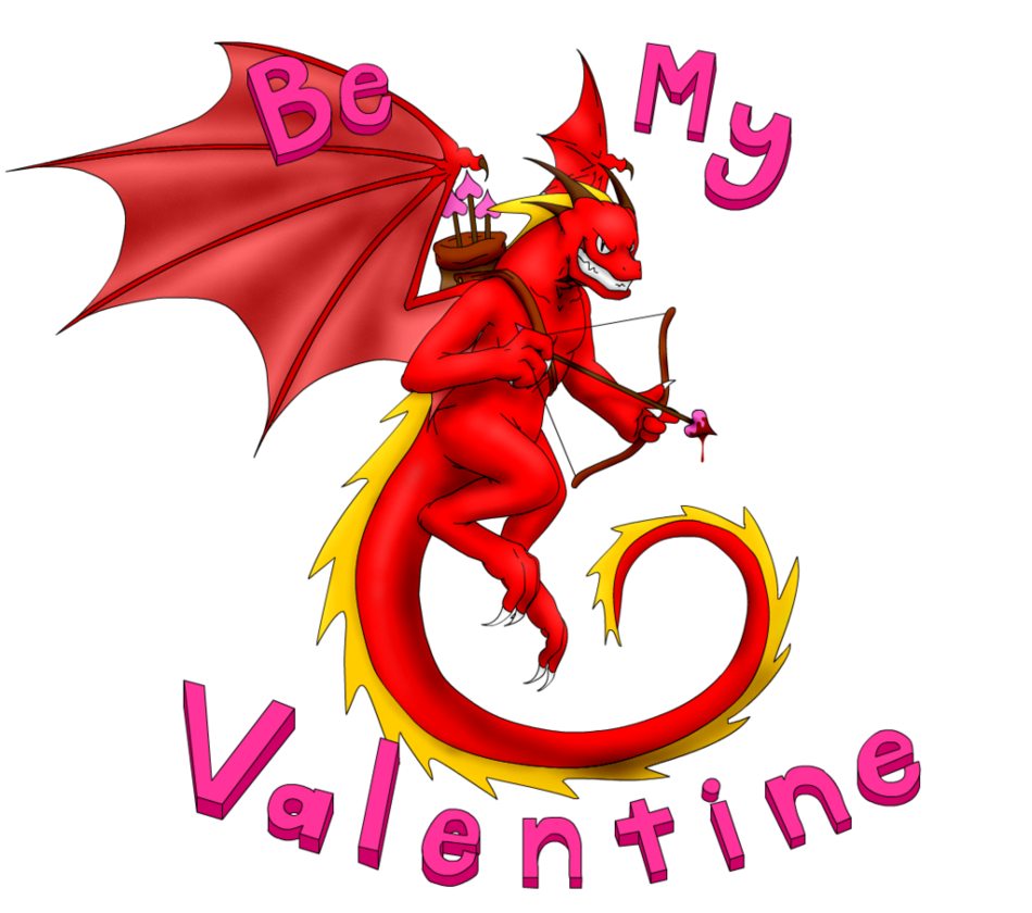 S by arborix on. Valentine clipart dragon