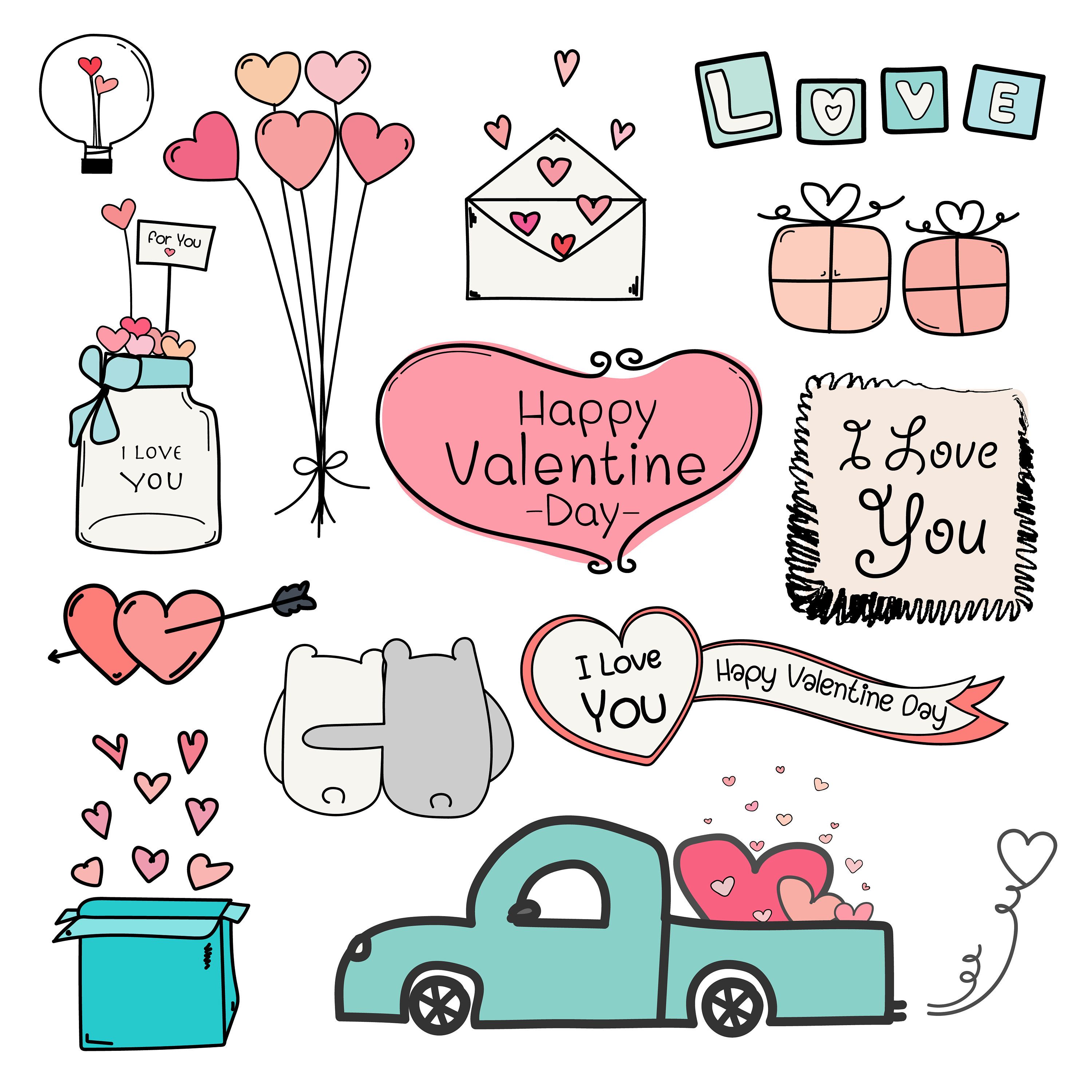 valentine clipart drawing