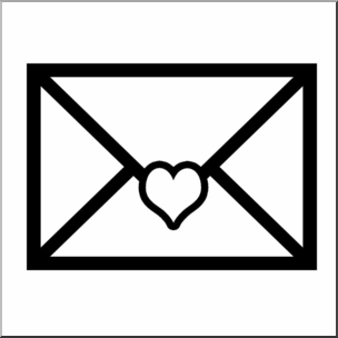 valentine clipart envelope