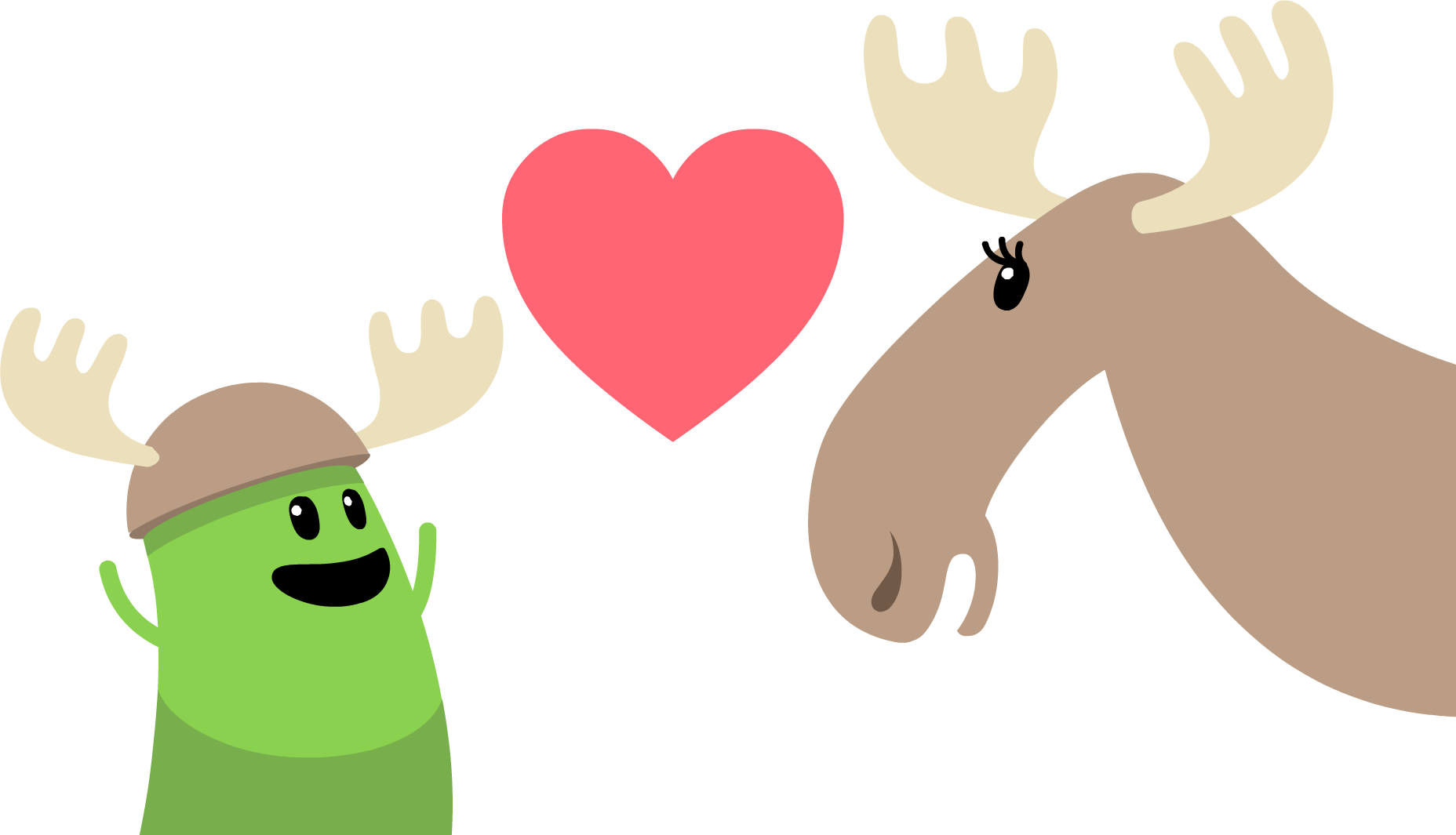 valentine clipart moose