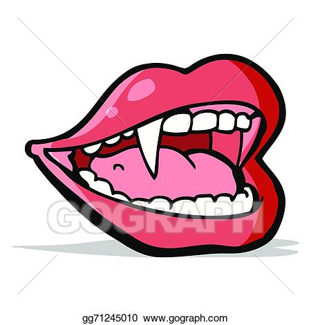 vampire clipart mouth