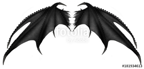 vampire clipart wings