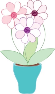 vase clipart 3 flower