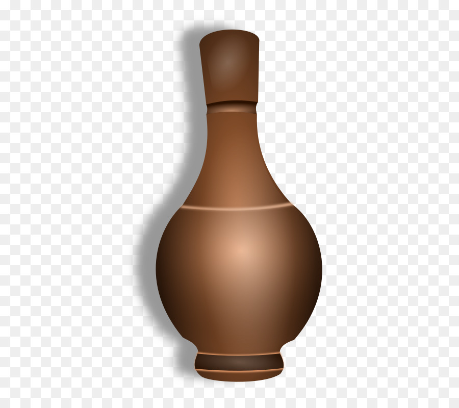 vase clipart brown