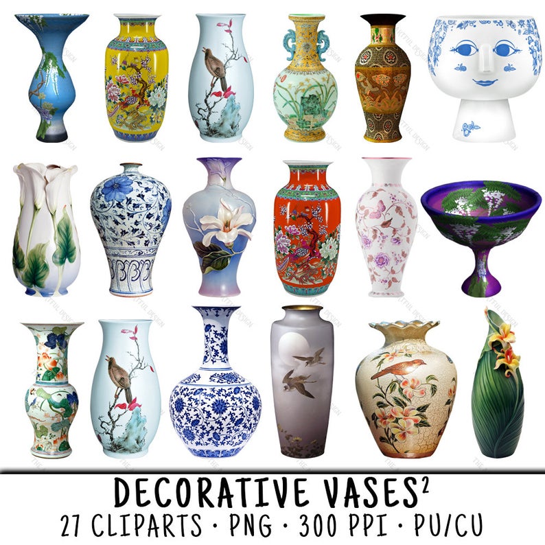 vase clipart colorful vase
