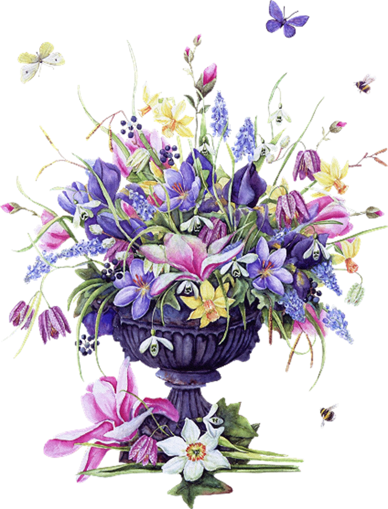 vase clipart floral arrangement