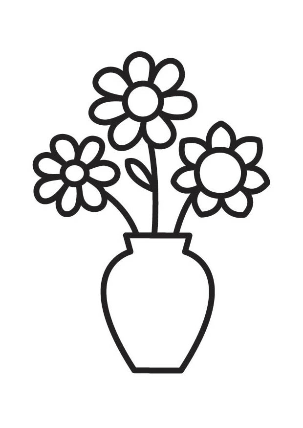 vase clipart line art