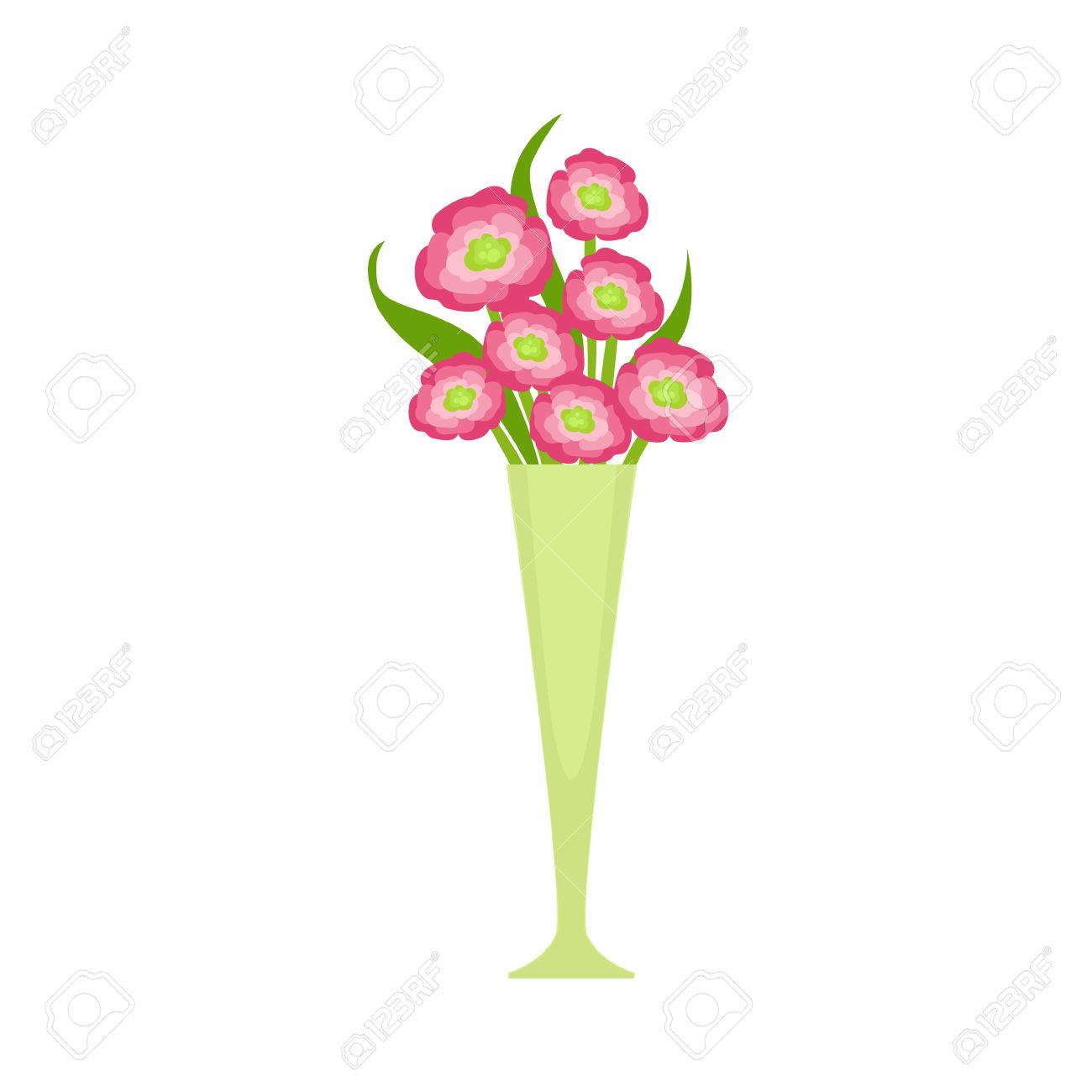 vase clipart pink vase