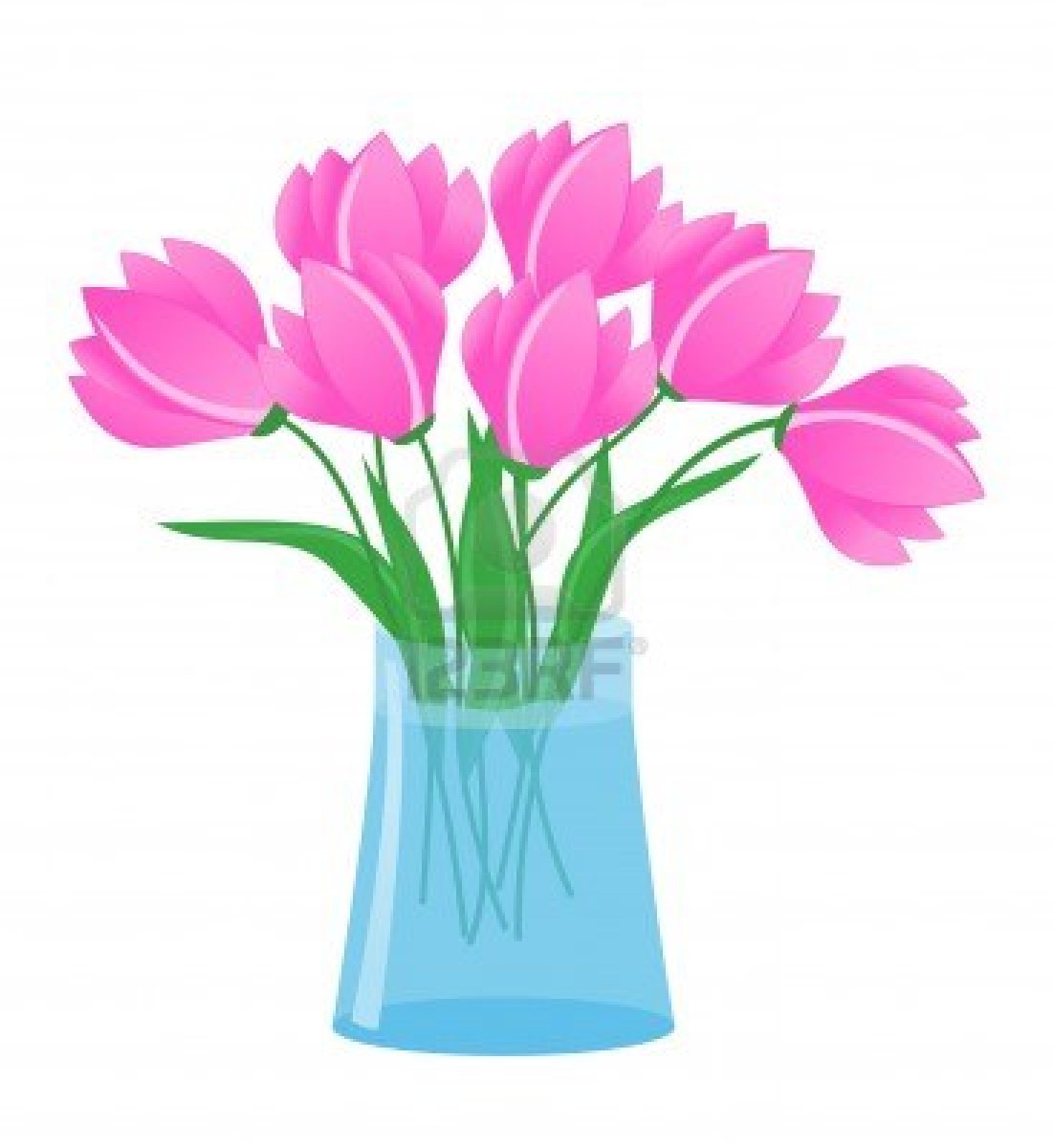 vase clipart pink vase