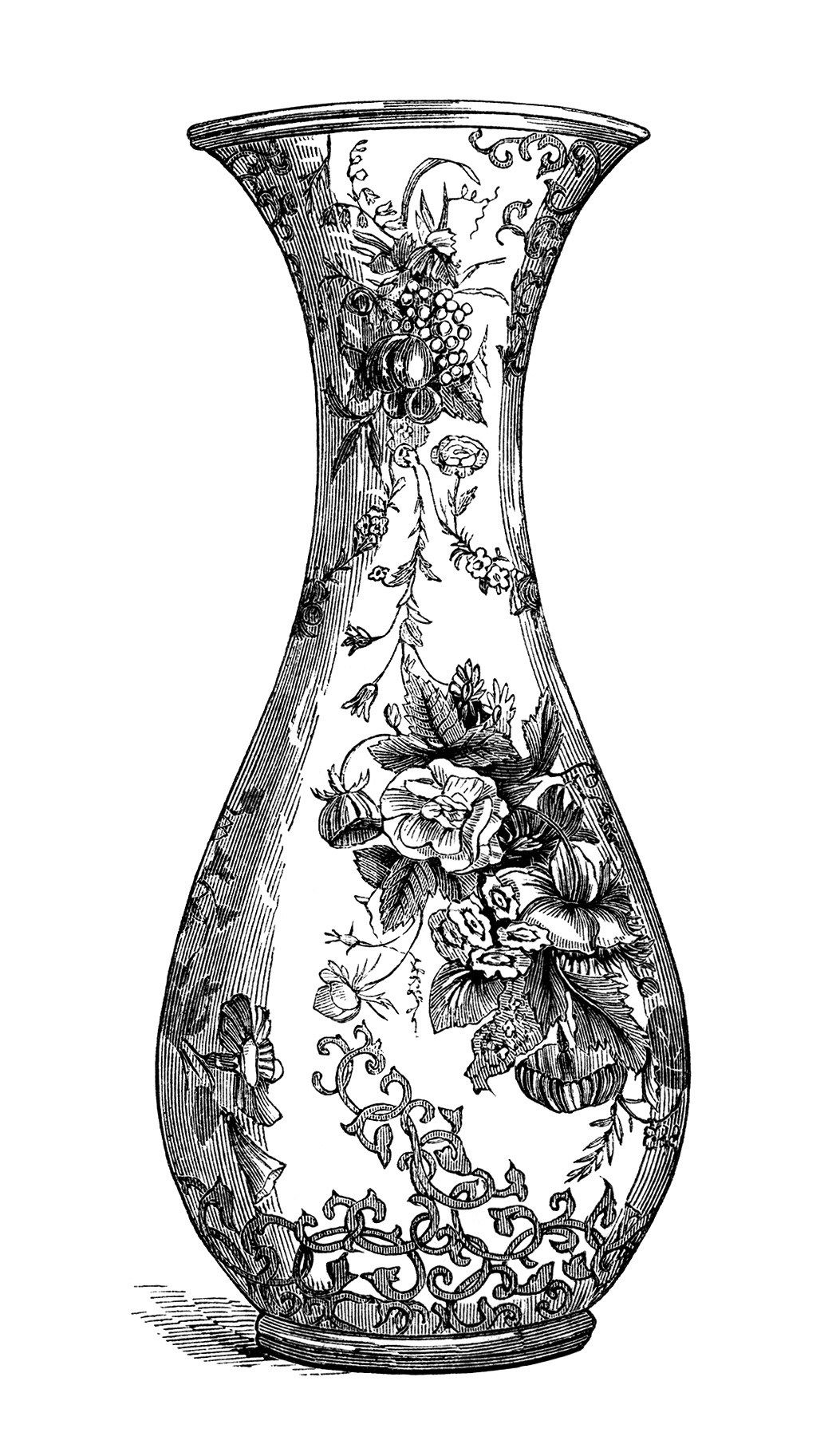 vase clipart vase design