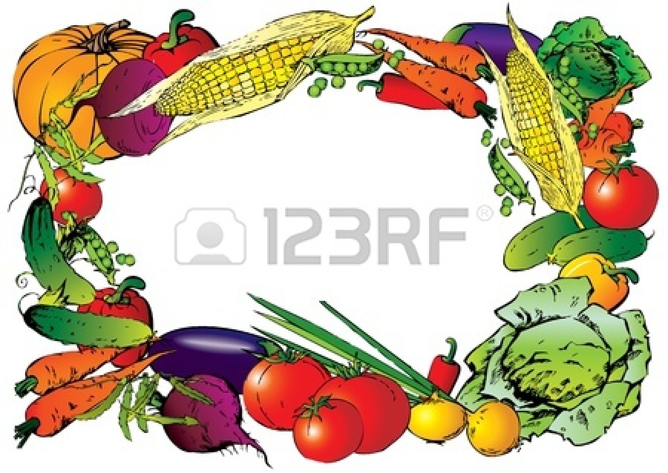 vegetables clipart banner