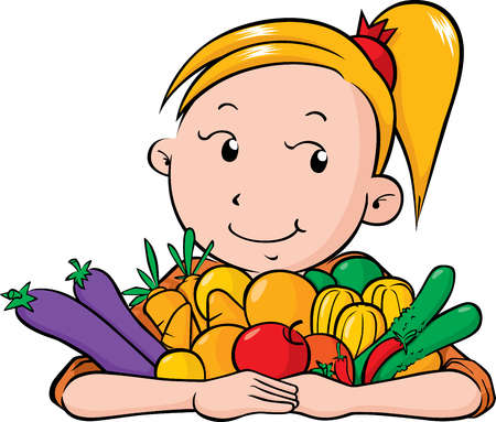 vegetables clipart kid