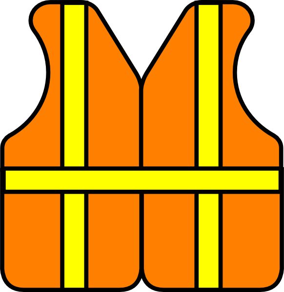 Construction vest clip art. Safe clipart digital