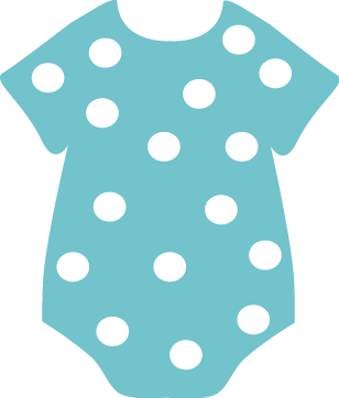 blue baby vest