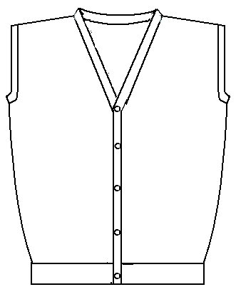vest clipart outline