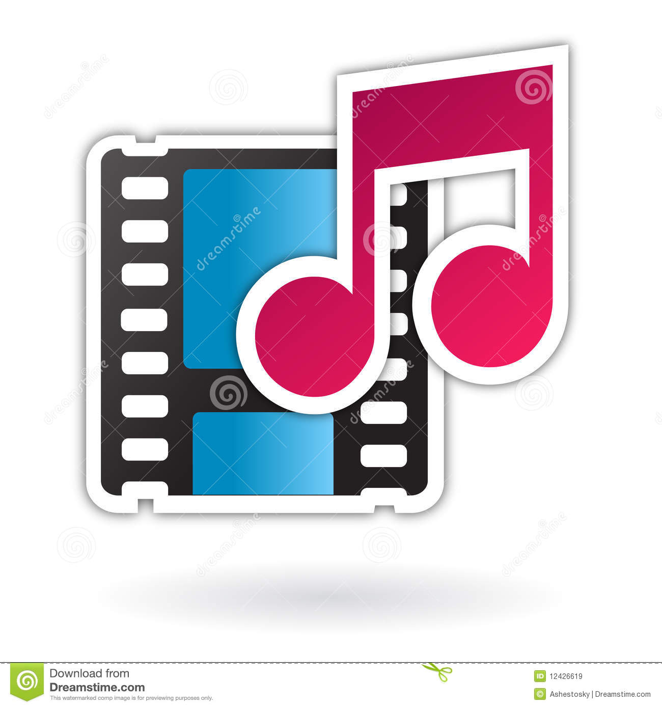 video clipart audio video