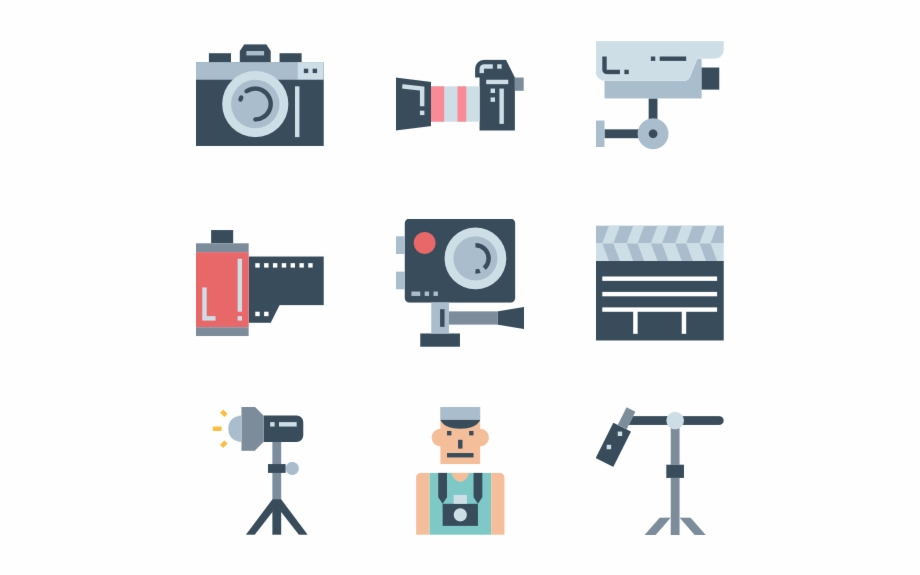 video clipart camera design