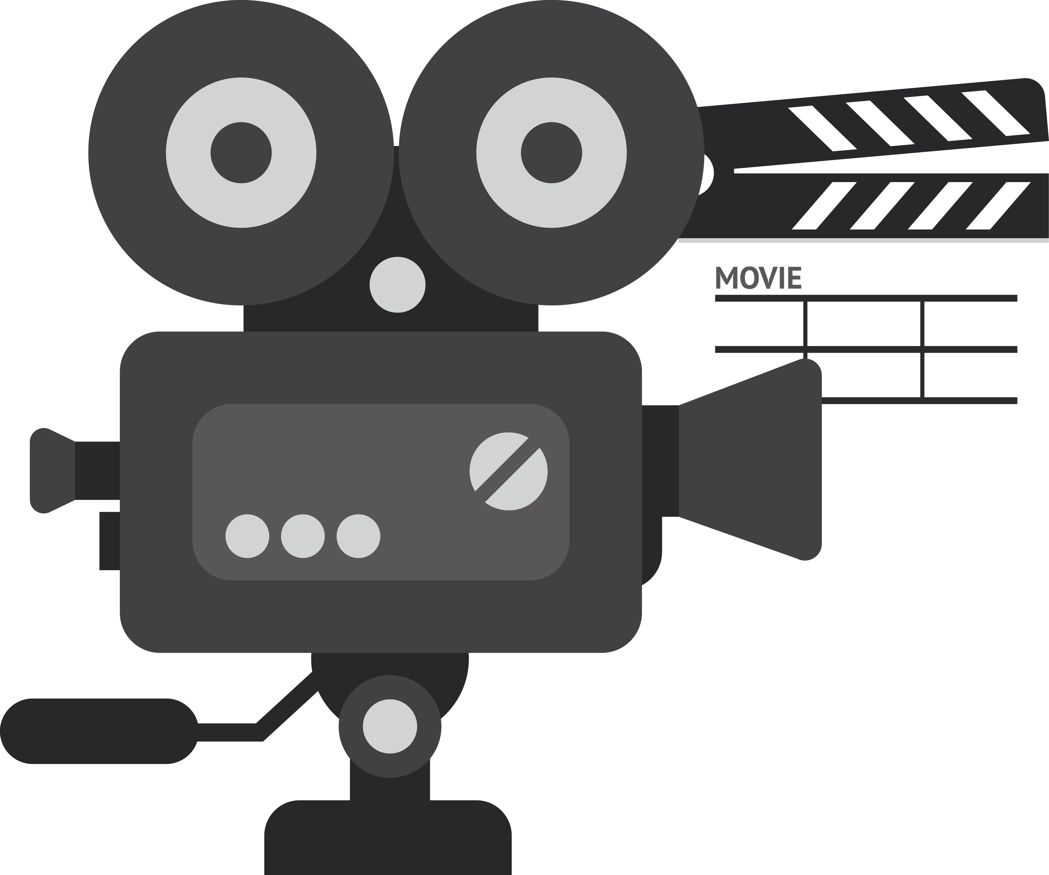 video clipart movie director