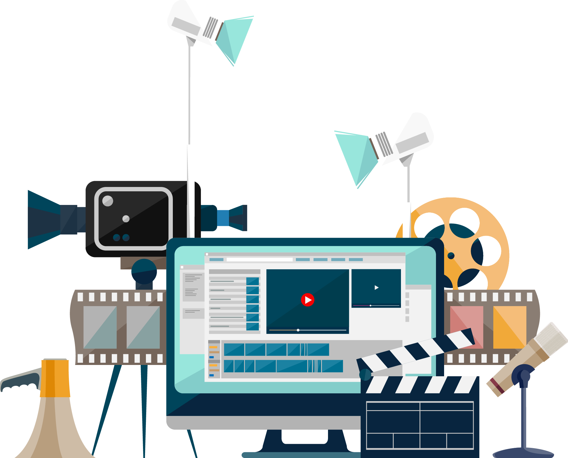 Awc media web design. Video clipart video production