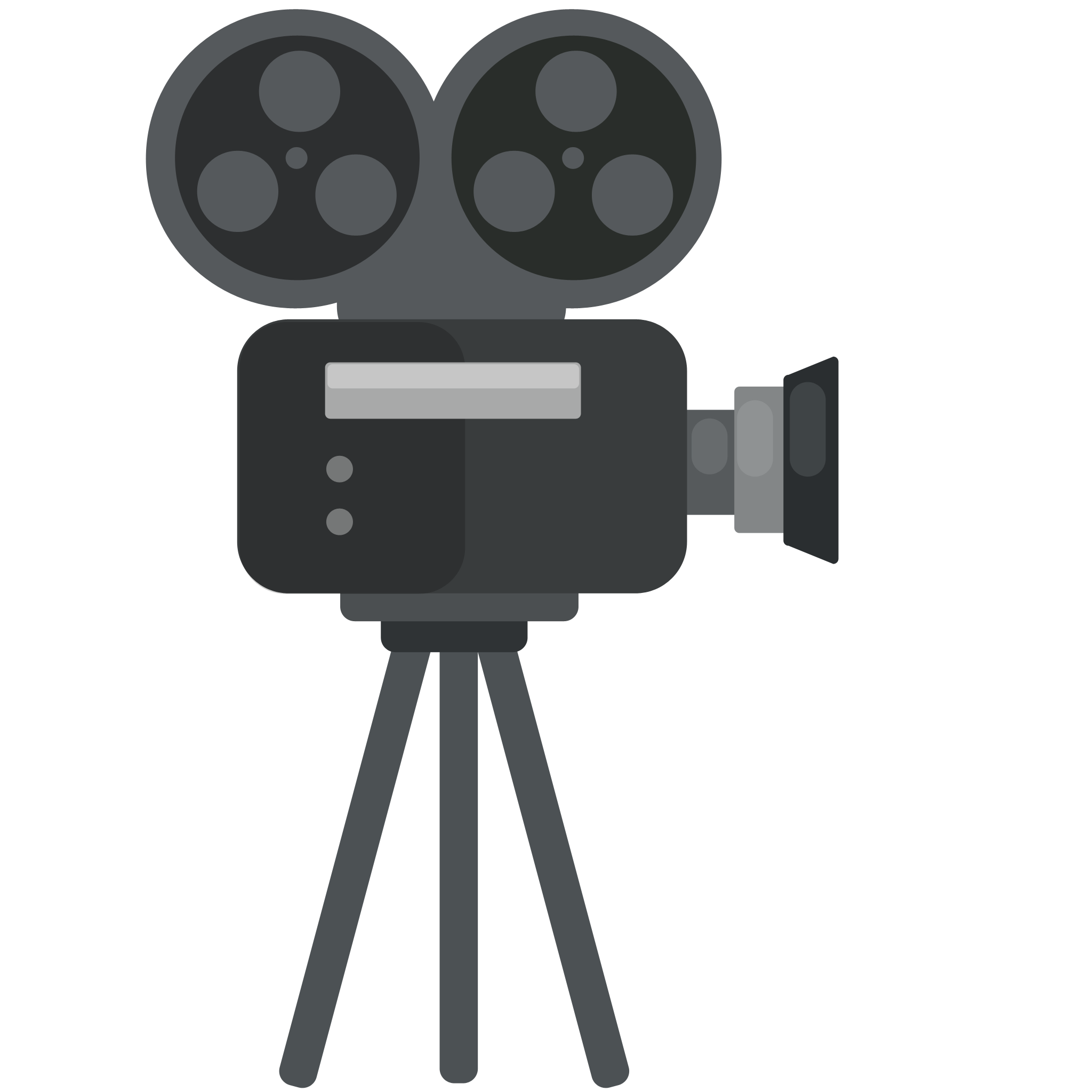 Camera videocassette recorder flat. Video clipart videography