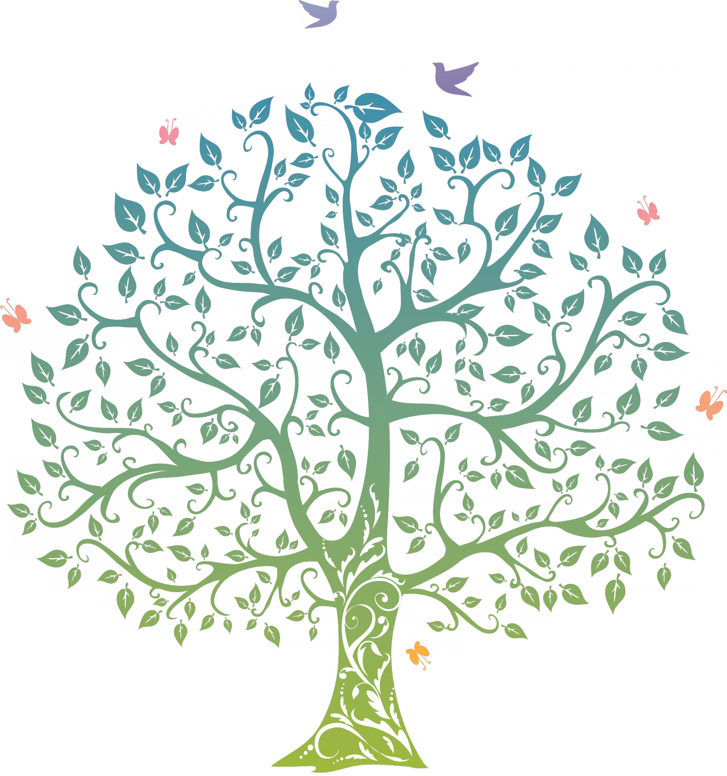 vines clipart family tree