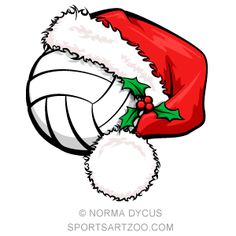 volleyball clipart christmas