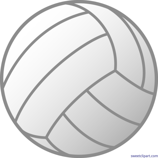 Volleyball clipart outline. Sweet clip art page