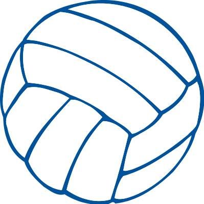 volleyball clipart plain