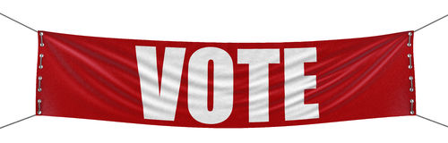 Vote . Voting clipart banner