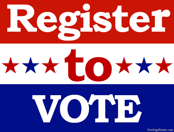 Free vote voter registration. Voting clipart elector