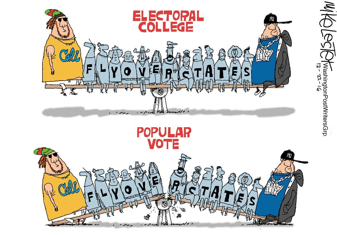 Voting clipart electoral vote. Newspaper column national popular