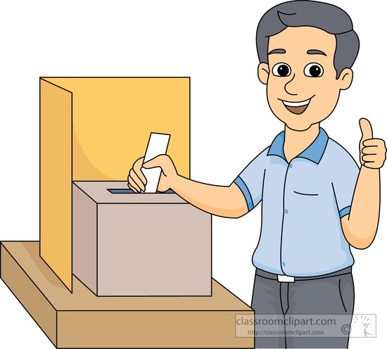 voting clipart person