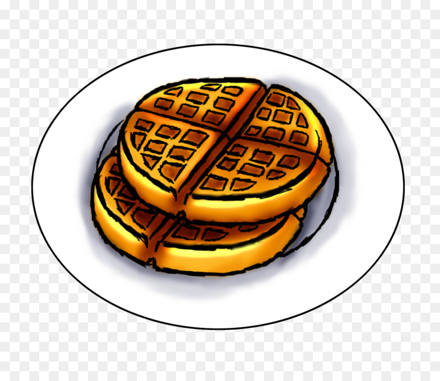 Waffle clipart breakfast food. Background font transparent 