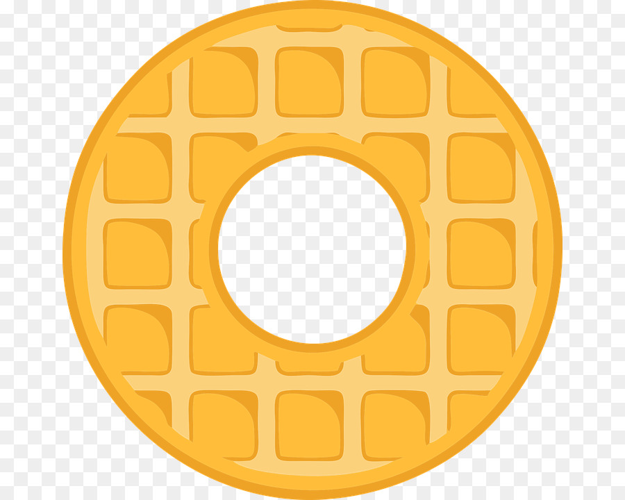 waffle clipart circle