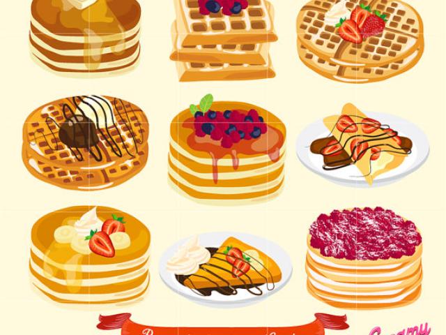Waffle clipart holiday breakfast. Free download clip art