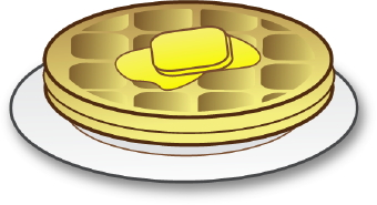 Waffle clipart plate. Free cliparts download clip