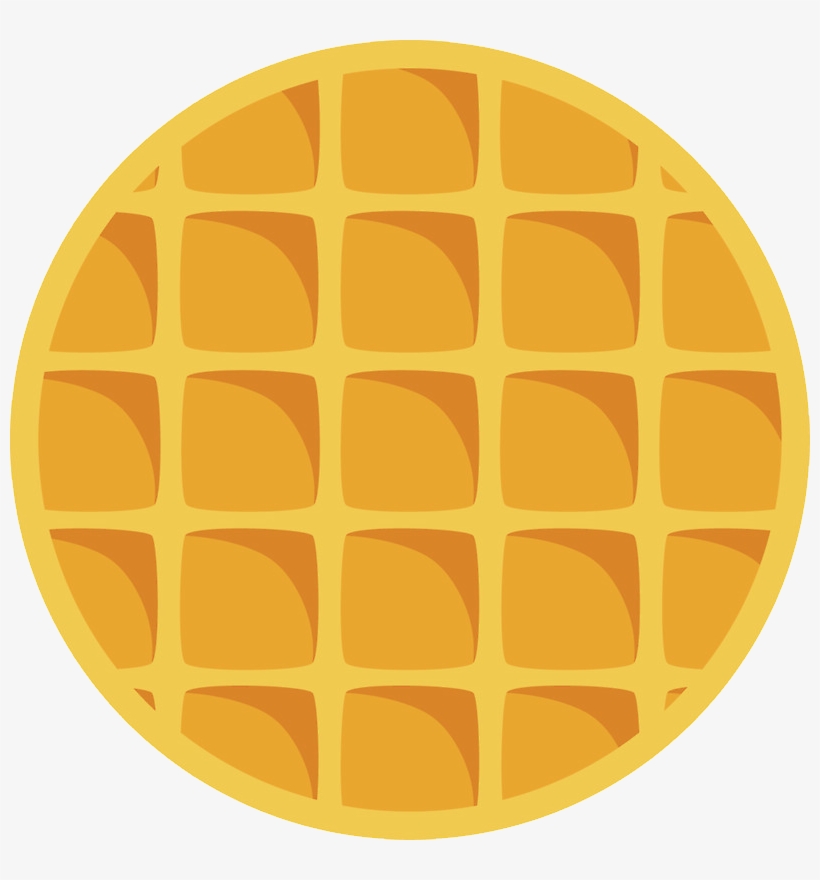 Waffle clipart round waffle. Cool cliparts stock vector