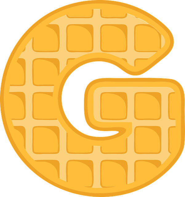 Free photo b typography. Waffle clipart round waffle